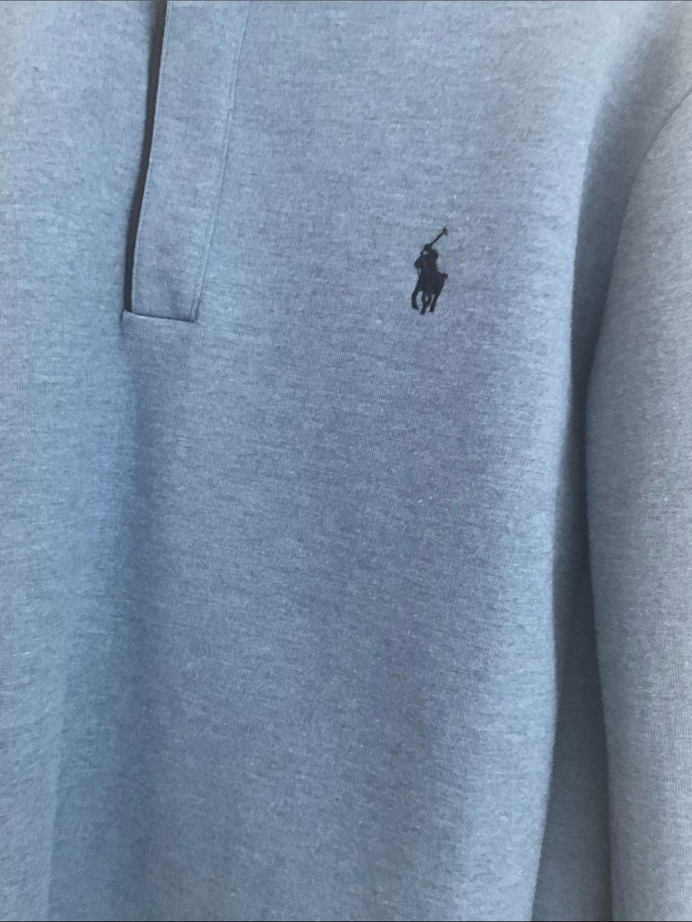 Ralph Lauren Blue Snap Close Pullover Sweater - Picture 2 of 4
